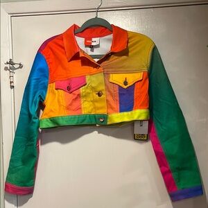 PRISM CROPPED DENIM JACKET